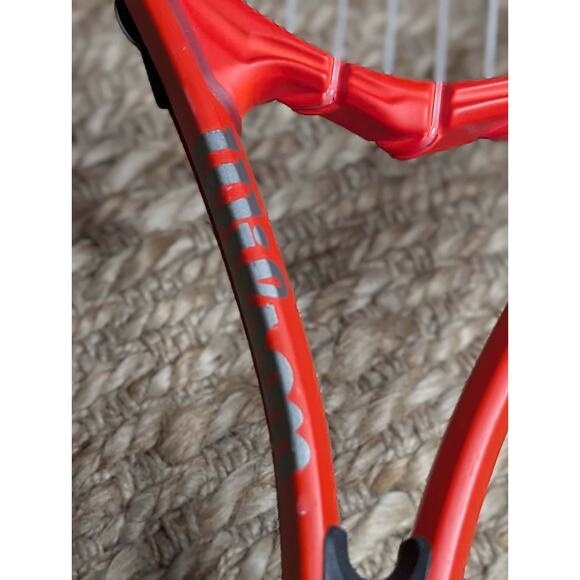 Wilson Pro Staff Precision XL 110 Red Tennis Racket for Adults Grip Size - Picture 3 of 11